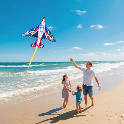 Mint's Colorful Life Airplane Kite for Kids & Adults Easy to Fly in Kuwait