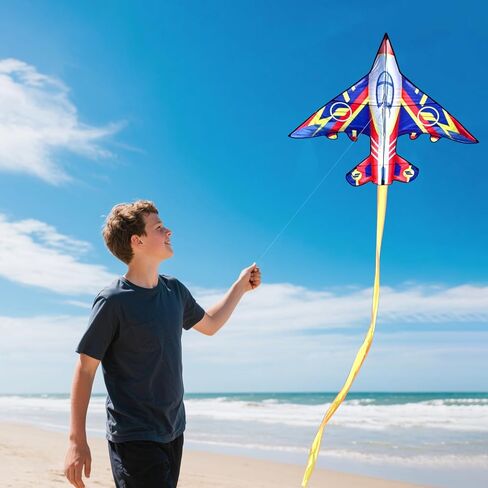 Mint's Colorful Life Airplane Kite for Kids & Adults Easy to Fly in Kuwait