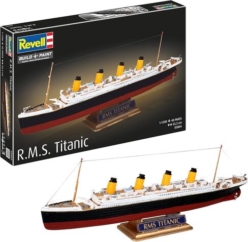 ريفيل RV05804 نموذج باوساتز شيف 1:1200 - ار ام اس تايتانيك ام ماسستاب 1:1200، المستوى 3، اوريجينالغيترو ناتشبيلدونج ميت فيلين التفاصيل، كروزفارتشيف 05804 in Kuwait