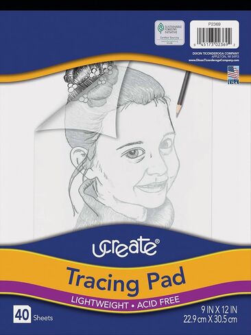 Pacon UCreate Tracing Pad, White, 9" x 12", 40 Sheets in Kuwait