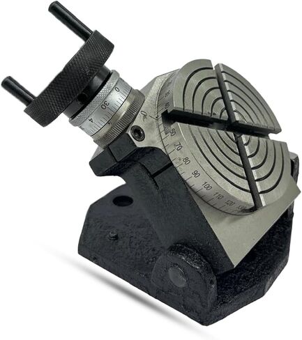 Assorts 4" Inches (100 mm) 4 slots Tilting Rotary Table for Milling Machines in Kuwait