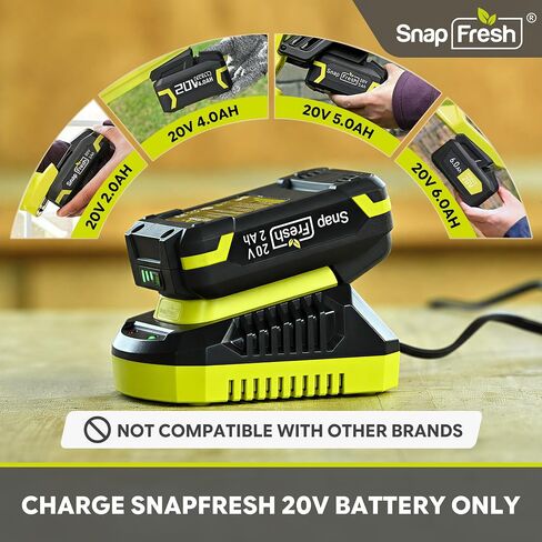 SnapFresh 20V Battery Fast Charger (BBT-XH20V), Work with SnapFresh Batteries of BBT-DC20A & BBT-DC40A in Kuwait