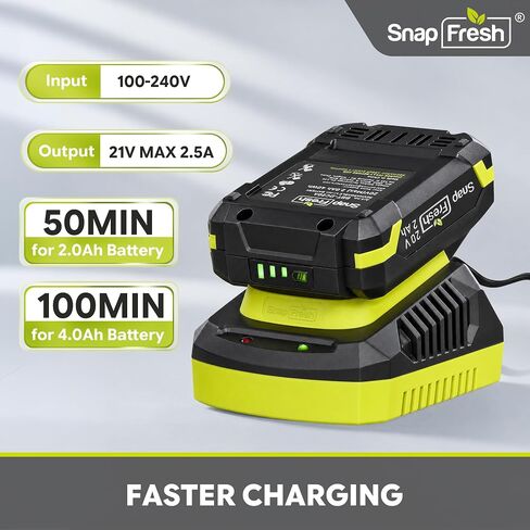 SnapFresh 20V Battery Fast Charger (BBT-XH20V), Work with SnapFresh Batteries of BBT-DC20A & BBT-DC40A in Kuwait
