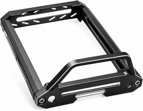 Aluminum Alloy RC Car Transmitter Protector Frame Fit for Flysky Noble NB4 and NB4 Pro/Lite, Metal Bracket Holder Shell Support, Black in Kuwait