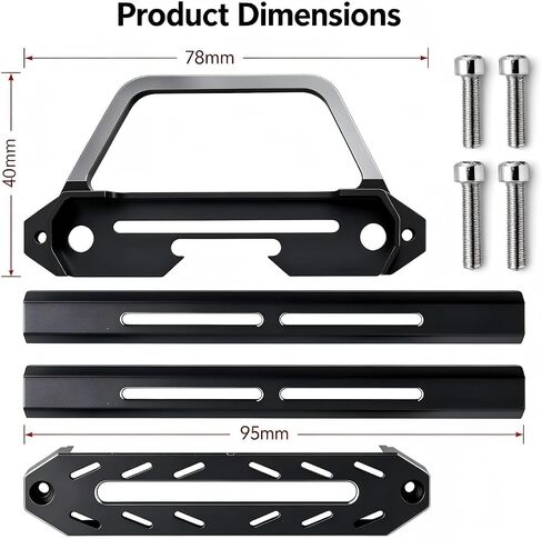 Aluminum Alloy RC Car Transmitter Protector Frame Fit for Flysky Noble NB4 and NB4 Pro/Lite, Metal Bracket Holder Shell Support, Black in Kuwait