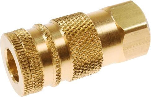 Coilhose Pneumatics 590 3/8 بوصة حجم الجسم، قارنة توصيل Coilflow للسيارات Tru-Flate، 3/8 بوصة NPT، أنثى in Kuwait