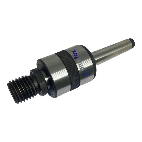 BLUEFOX TOOLS Woodworking LTCA18 Live Tailstock Chuck Adapter to 1" x 8tpi Thread with #2 Morse Taper Mount | Dimensions - 8.5 x 3 x 2.5 Inches | Threaded Lathe Tool Accessories | REVOLVING CENTER MT2 in Kuwait