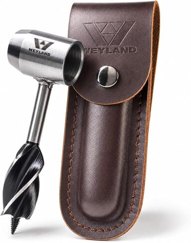 WEYLAND Bushcraft Settlers Tool Survival Hand Auger Wrench - Bush Craft Gear and Equipment Scotch Eye Wood Drill Peg and Manual Hole Maker Multitool for Camping, Bushcrafting and Outdoor Backpacking in Kuwait