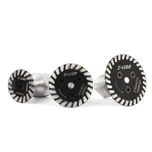 Z-LION 2" Diamond Saw BIade with RemovabIe 5/8-11 FIange Engraving Cutting Disc Carving Concrete Granite 50mm 2+1 Pack in Kuwait