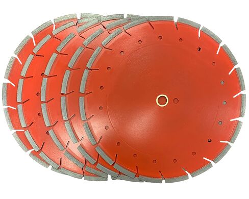 VORTEX DIAMOND WTRC inch Supreme Quality Dry or Wet Cutting Verstatile Slant Segmented Diamond Blades for Masonry Brick/Block Pavers Concrete Stone (14" - 10pcs) in Kuwait
