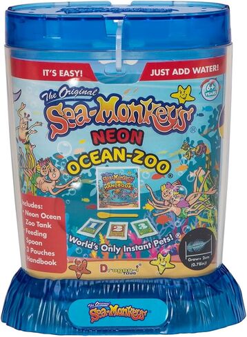 Sea-Monkeys® Ocean Zoo Neon - World's Only Instant Pets® - Assorted Colors - Ages 6+ (Pack of 1) in Kuwait
