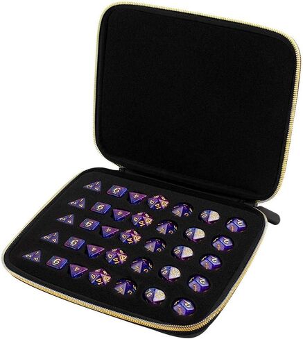 Dice Storage Case, Dice Case Box Tray for DND Dice Set, for D&D Dungeons and Dragons 7-Die Polyhedral Dice, for RPG for MTG Role Playing Table Games, Display for D and D Accessories - Box Only in Kuwait