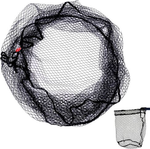Rubber Coated Replacement Fishing Net Hook Resist for Landing Net Black Large Size in Kuwait