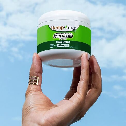 BulbHead As Seen On TV Hempvana Original Relief Cream Maximum Strength, The Hemp Cream for Muscle Joint Back Knee Shoulder Neck Elbow Hand Foot in Kuwait