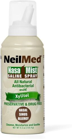 NeilMed Nasamist Saline Spray with Xylitol, 4.4 Ounce (Pack of 1) in Kuwait