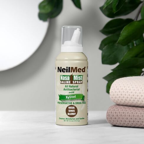 NeilMed Nasamist Saline Spray with Xylitol, 4.4 Ounce (Pack of 1) in Kuwait