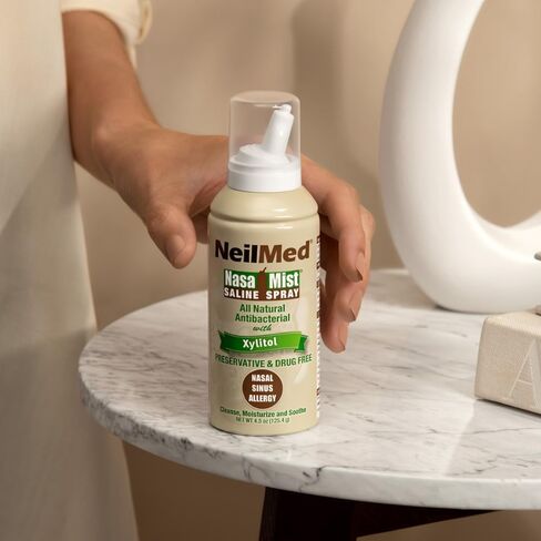NeilMed Nasamist Saline Spray with Xylitol, 4.4 Ounce (Pack of 1) in Kuwait