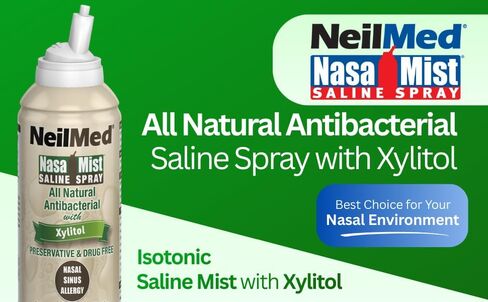 NeilMed Nasamist Saline Spray with Xylitol, 4.4 Ounce (Pack of 1) in Kuwait