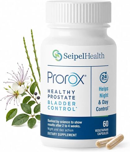 PROROX Healthy Prostate Bladder Control, Prostate Supplements for Men, Supports Healthy Prostate and Bladder Health, Contains Saw Palmetto, Reduces Urgency, 60 Vegetarian Capsules (60) in Kuwait