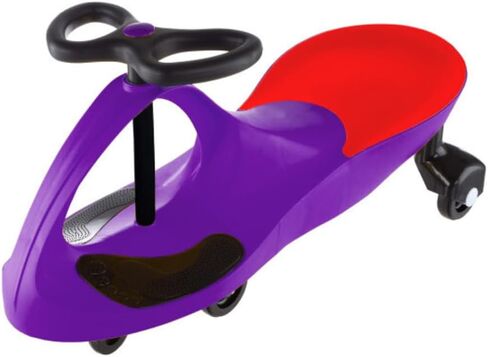 Lil' Rider Wiggle Car Ride On Toy – No Batteries, Gears or Pedals – Twist, Swivel, Go – Outdoor Ride Ons for Kids 3 Years and Up-(M370010), Large, Purple in Kuwait