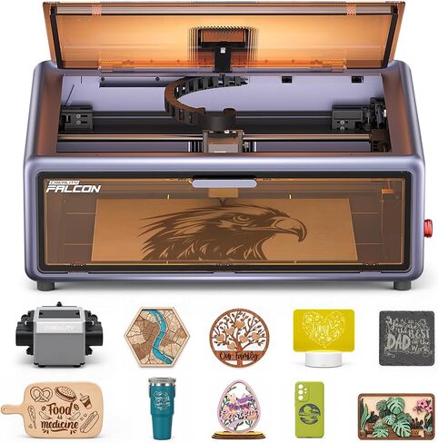 Honeycomb Cutting Table for Laser Engravers, 5W/10W Falcon Engraver Accessory Kit with Laser-Cutting Panel/Heightened Column/Positioning Steel Plate/Square Pad, for Diode/CO2 Laser Engraving Machine in Kuwait