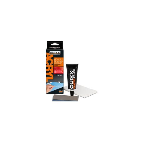 Quixx QGSR1 Glass Scratch Remover, Also for Vehicle Detailing Window Dimond Polish, 30 to 40 Applications, All Inclusive Kit Set, Step 1 Remove Step 2 Polish in Kuwait