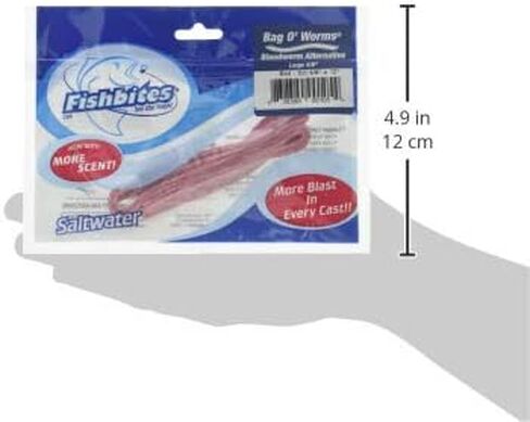 Fishbites Bag O' Worms Bloodworm - Longer Lasting in Kuwait