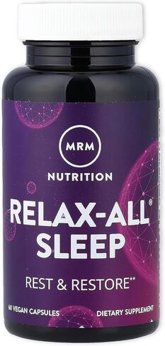 MRM Nutrition Relax-All ® | Relaxation + Calmness | Restful Sleep | GABA + L-Theanine + Ashwagandha| Vegan + Gluten Free | 15 Servings in Kuwait