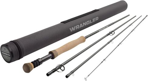 Redington Wrangler Fly Fishing Rod, 4-Piece Fly Rod, Durable Nylon Travel Tube in Kuwait