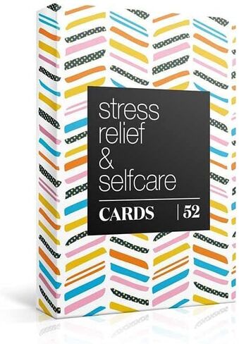 Allura & Arcia 52 Stress Less & Self Care Cards - Mindfulness & Meditation Exercises - Anxiety Relief & Relaxation in Kuwait