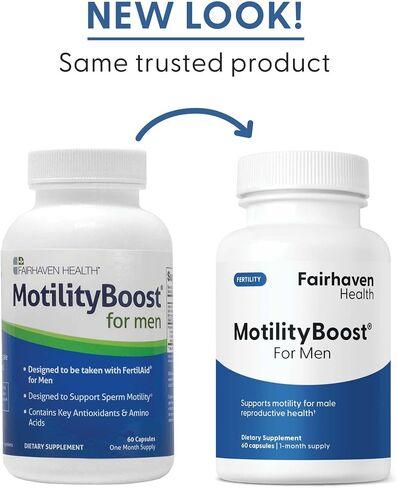 FertilAid for Men, MotilityBoost, Countboost Bundle - Male Fertility Stack with Preconception Vitamin & Fertility Formula Targets Count, Motility, Morphology, with Maca, Ashwagandha, CoQ10, Zinc in Kuwait