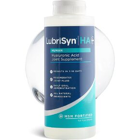 مكمل المفاصل البشرية LubriSynHA، أصلي 3 × 11.5 أونصة - طبيعي بالكامل، حمض الهيالورونيك عالي الوزن الجزيئي HA - دعم المفاصل للنساء والرجال - يعزز وظيفة المفاصل الصحية، صنع في الولايات المتحدة الأمريكية، نباتي in Kuwait