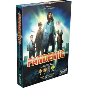 Pandemic Board Game (Base Game) | Cooperative Board Game for Adults and Family | Ages 8+ | 2 to 4 players | Average Playtime 45 minutes | Made by Z-Man Games in Kuwait