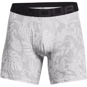 سروال داخلي رجالي من Under Armour متعدد العبوات من نوع Performance Tech Boxerjock، درزة داخلية 15.24 سم، راحة وناعمة طوال اليوم in Kuwait