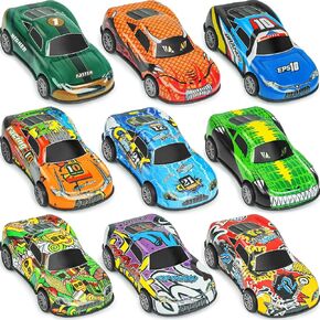4.2" Toy Cars Metal Race Cars Vehicles 9 Pack, Pull Back Cars Toys for Boys, Girls, Toddlers, Kids 2,3,4,5,6,7 Years Old, Party Favors, Teacher Reward Prizes, Boy Birthday Gifts in Kuwait