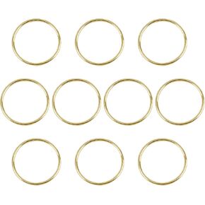 AUEAR, 10 Pack 5 Inch Metal Dream Catcher Rings Hoops Macrame Ring for DIY Craft Home Gold in Kuwait