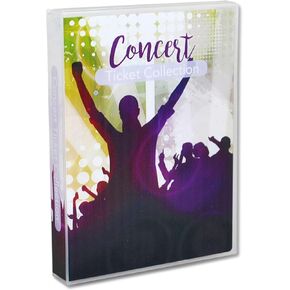UniKeep Concert Ticket Collection Album/Case. Holds 40-80 Standard Sized Tickets. 10 Ticket Pages are Included. Each Page Holds 4-8 Tickets in Kuwait
