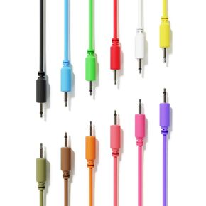 Mono Modular Patch Cables TS 3.5mm 1/8 inch Eurorack Synthesizer [6B-Pack | 90 cm - 35.43"] in Kuwait
