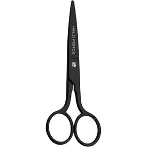 HALO FORGE Small Embroidery Scissors - Sharp Straight Tip Stainless Steel Tiny Detail Scissors for Thread Yarn Cross Kintting Stitch Crafts Needlepoint Cutting 3.5 Inches (Black) in Kuwait