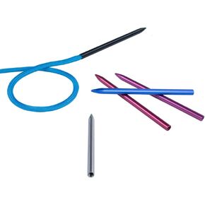 Paracord Planet 3" Silver Stainless Steel Fids and 3.5" Red, Pink, Blue and Black Aluminum FID Stitching Needles Single, 2 Pack 4 Pack in Kuwait