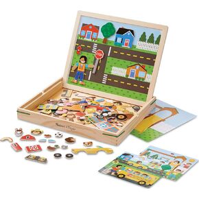 Melissa & Doug Wooden Magnetic Matching Picture Game With 119 Magnets and Scene Cards in Kuwait