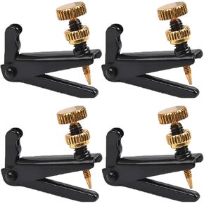 FarBoat 4Pcs Cello Fine Tuners for 3/4 4/4 Cello String Adjusting (Black) in Kuwait