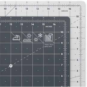 Arteza Rotary Cutting Mat, 18 x 24 Inches, Self-Healing, with Grid Lines and Non Slip Surface, for Fabric, Paper, and Vinyl, Durable and Flexible, Art Supplies for Crafts, Quilting, and Sewing in Kuwait