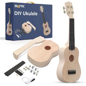 DIY Ukulele Kit Soprano (22inch) Build Your Own Guitar Kit with our Ukuleles Guitar Build Kit. DIY Ukelele Kit has 33 Pieces for all DIY Guitar needs. Guitar diy kit great to Build Your Own Ukulele in Kuwait