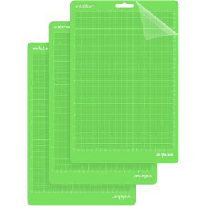 8.5"x12" Cutting Mats for Cricut Joy Xtra, Variety Adhesive(StandardGrip,LightGrip,StrongGrip,3 Mats) Sticky Non-Slip Cut Mat for Sewing Quilting Crafts in Kuwait