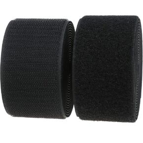 COTOWIN 3" Black Nylon Hook & Loop,Sew on Fastener Tape,3-Yard in Kuwait