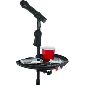 Gator FrameworksCases Clamp-On Microphone Stand Accessory Drink Holder and Guitar Pick Tab 14" x 9", Extra Large Tray (GFW-MICACCTRAYXL) in Kuwait
