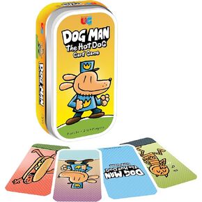 University Games The Hot Dog Card Game for Ages 5 and Up, 2 to 4 Players Based on The Dog Man Books by Dav Pilkey (07011), Yellow in Kuwait