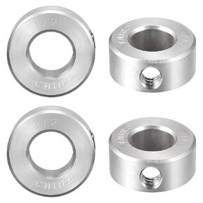 uxcell Drill Stop 3/8" I.D. Stainless Steel for Set Screws Chuck Woodworking Drill Bits Depth Holder 4Pcs in Kuwait