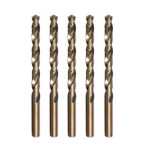 5/32" Cobalt Drill Bits(10PCS), M35 High Speed Steel Jobber Length Twist Drill Bit Set for Hardened Metal, Stainless Steel, Cast Iron, Plastic and Wood in Kuwait